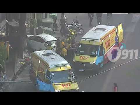 Córdoba: Ford Fiesta arrolla a siete personas en General Paz y 9 de Julio 2