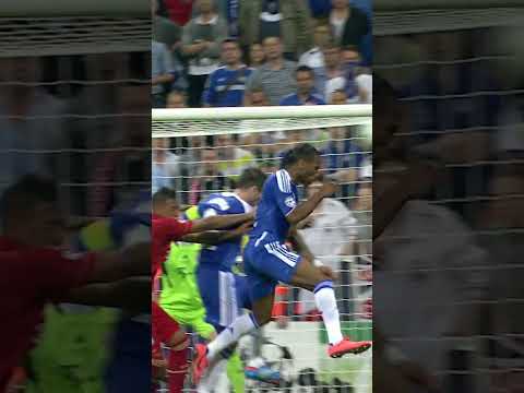 Iconic Drogba header 🔵