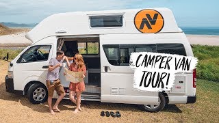 New Zealand CAMPER VAN ROAD TRIP BEGINS! 🇳🇿Van Tour + Hot Water Beach