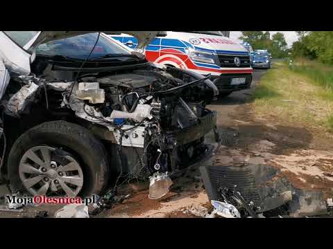 27.05.2021 Cieśle - wypadek, lądował LPR