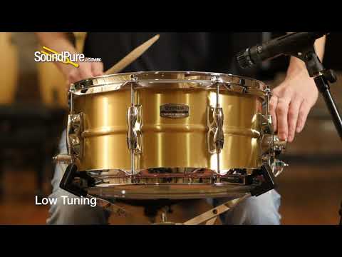 Yamaha 6.5x13 Recording Custom Brass Snare Drum Quick 'n' Dirty
