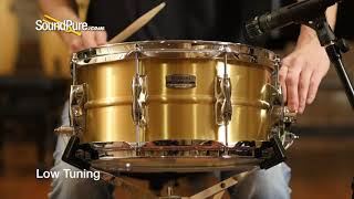 Video thumbnail for Yamaha 6.5x13 Recording Custom Brass Snare Drum Quick 'n' Dirty by soundpurestudios