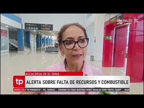 El Sena: Alcaldesa alerta por recorte de recursos y crisis de combustible