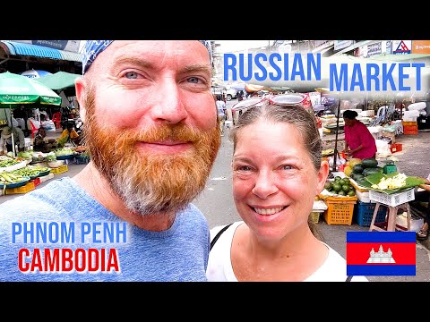 RUSSIAN MARKET in the Middle of Phnom Penh, Cambodia 🇰🇭(why you’ll want to shop here too)