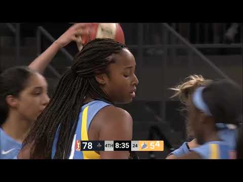 Alaina Coates with 10 points against Las Vegas Aces