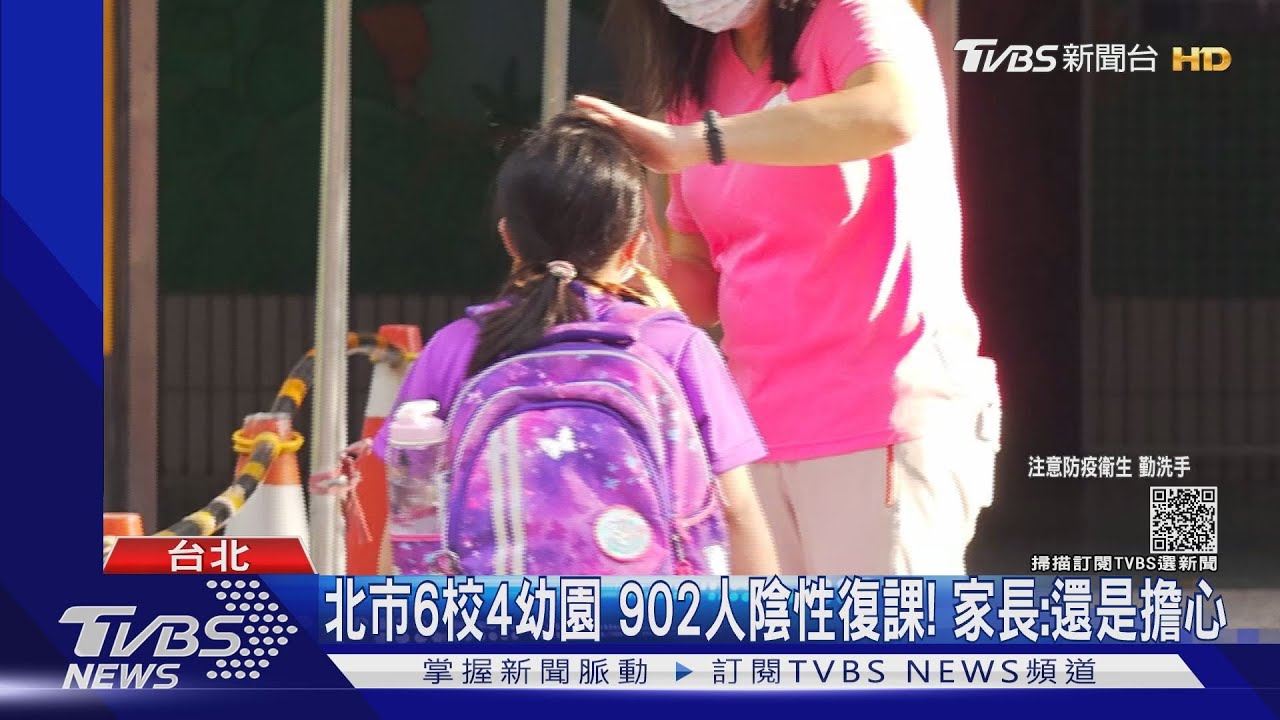 北市6校4幼園 902人陰性復課!家長:還是擔心
