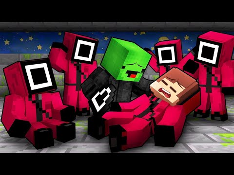 JJ FAKED His Leaving to Prank Mikey in SQUID GAME 3 in Minecraft (Maizen)