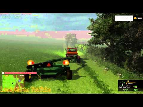 Farming Simulator 15 on Coldborough harvesting mowing cultivating all in one today