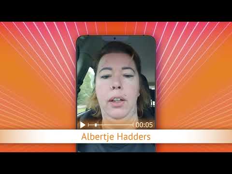 TV Oranje app videoboodschap - Albertje Hadders