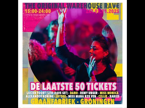 live-set by Lucien Foort @ the ORIGINAL  WAREHOUSE RAVE 1/11/25 Groningen