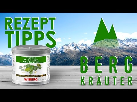 Rezept Tipps – WIBERG Bergkräuter