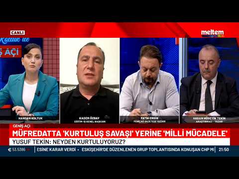 Eğitim-İş Genel Başkanı Kadem Özbay - Geniş Açı Programı - Meltem TV | EĞİTİM İŞ