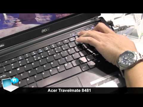 Acer Travelmate 8481, business notebook con display ultraslim