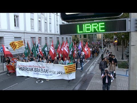La mayoría sindical vasca, por el derecho a decidir en Catalunya y Euskal Herria