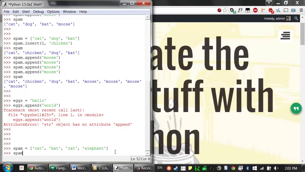 Lesson 15   Python Programming Automate the Boring Stuff with Python Z9IxxW7428A