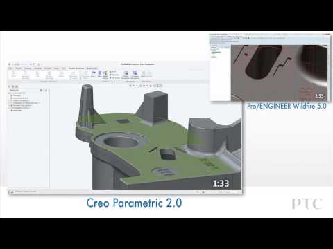 Compare Modifying Imported Models in Creo Parametric & FMX and Pro ENGINEER   PTC