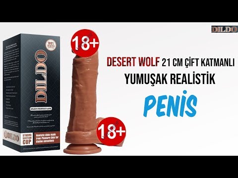Desert Wolf 21 cm Ekstra Yumuşak Çift Katmanlı Realistik Penis