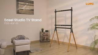 Artistic Easel Studio TV Stand with Four Legs | FS12-46F-01