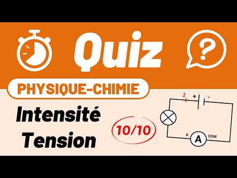 Electrical Current and Voltage 🔟/🔟 Review Quiz | Middle School | Physics and Chemistry