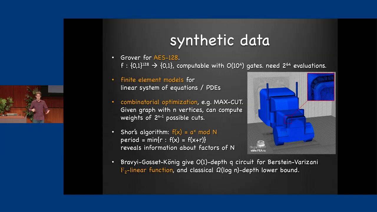 Small quantum computers and big classical data