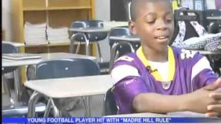 11 Year Old Football Player Banned For Scoring Too Many Touchdowns! (Gets Benched)
