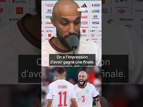 🤩🇲🇦 Mazraoui : "On a l’impression d’avoir gagné une finale"
