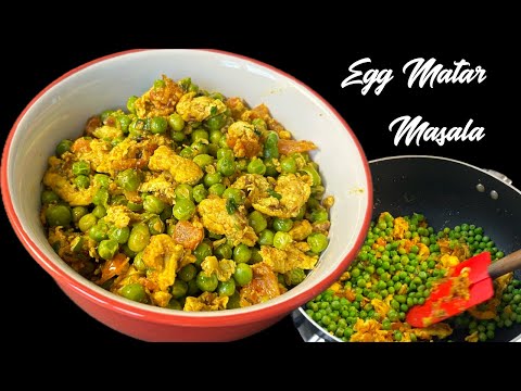Anda Matar Masala Recipe | Egg And Peas Masala