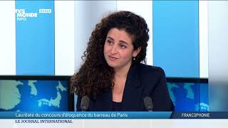 Helin Köse, lauréate du concours d'éloquence du barreau de Paris
