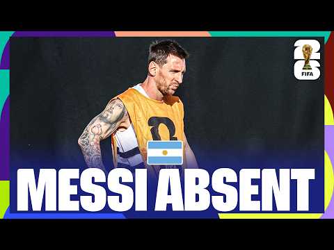 Messi ABSENT de l'entraînement de l'Argentine !