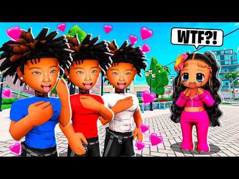 CREEPY REALISTIC TRIPLETS STALK ME ON ROBLOX SNAPCHAT In LifeTogether 🏠 RP