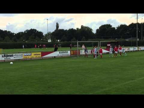 Venhorst E3 Sparta'25 E5 0-14 seizoen 2015 2016 kopgoal Boris Sneijers