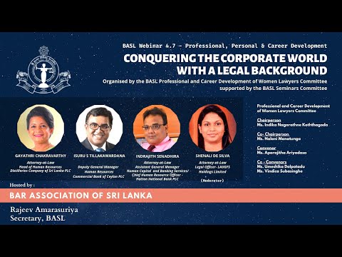 BASL Webinar 4.7 - Conquering the Corporate World with a Legal Background