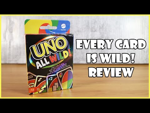 Uno All Wild! Card Game Review! | Board Game Night