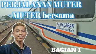 Download lagu Travelling SERU.!!! PERJALANAN NAIK KERETA API MALABAR EKONOMI PART 1 | Eps 35 mp3