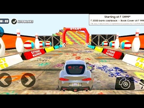 Impossible Car tracks 3D Game-Challenge mode|Gaming J