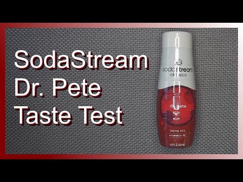 SodaStream Dr. Pete Taste Test