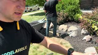 3/4” lava rock mulch or 1 1/2” lava rock  What is your opinion