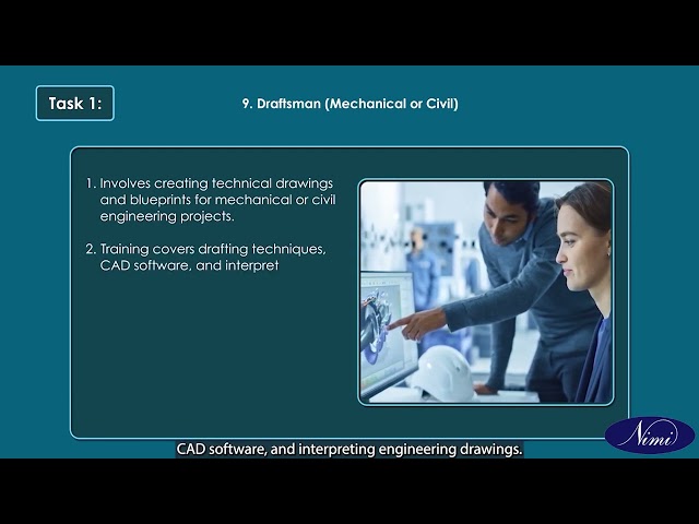 Identify workshop and machineries