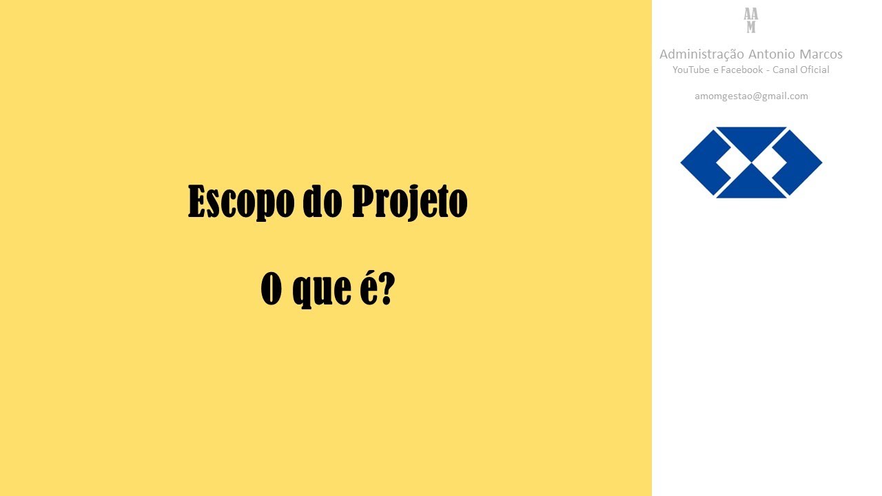 O que é o escopo do projeto?