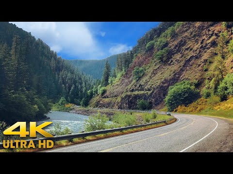 Oregon Scenic Mountain Drive on Rogue Umpqua Scenic Byway 4K