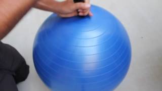 How To Inflate An Exercise Ball - URBNFit