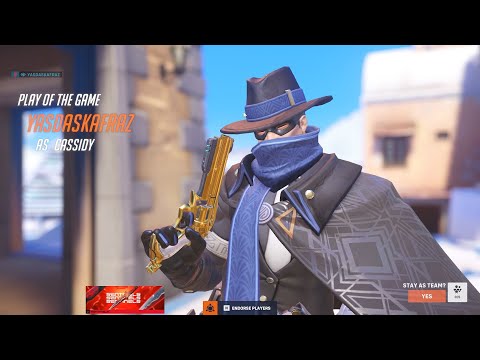 POTG! THIS IS HOW CASSIDY MAIN LOOKS LIKE IN SEASON 3 - SUREFOUR CASSIDY TOP 500 OVERWATCH 2