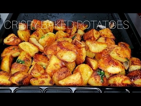 Crispy Baked Potatoes | How to Make The Perfect Oven Roasted Potatoes, Very Crispy and Delicious!