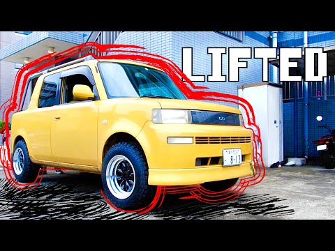 Toyota BB Pickup 2-Inch Lift makes a Huge Difference