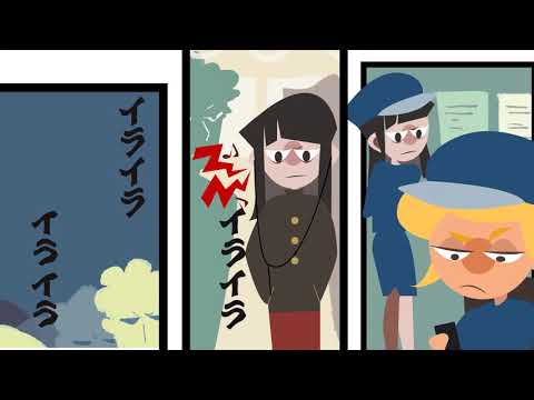 造形デザイン学科 オノマトペアニメーション「イライラ」／onomatopoeia animation