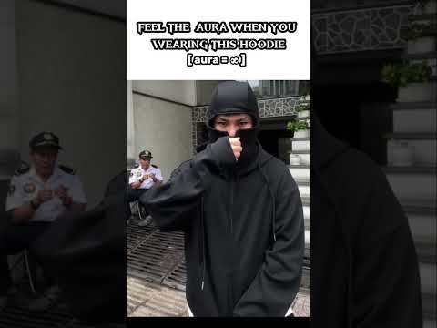 Feel the Aura 🥷 | BE SAVAGE 400 GSM Balaclava Hoodie for Men | Limited Time Deal!