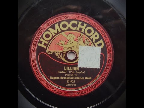 Lillian - Bert Firman's Dance Orchestra (1925)