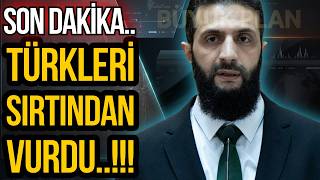 TÜRKLERİ SIRTINDAN VURDU!