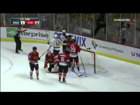 Nashville 3, Chicago 1 : NHL Highlights