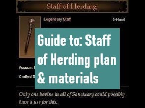 Diablo 3 | Staff of Herding Guide | Plan + Material locations